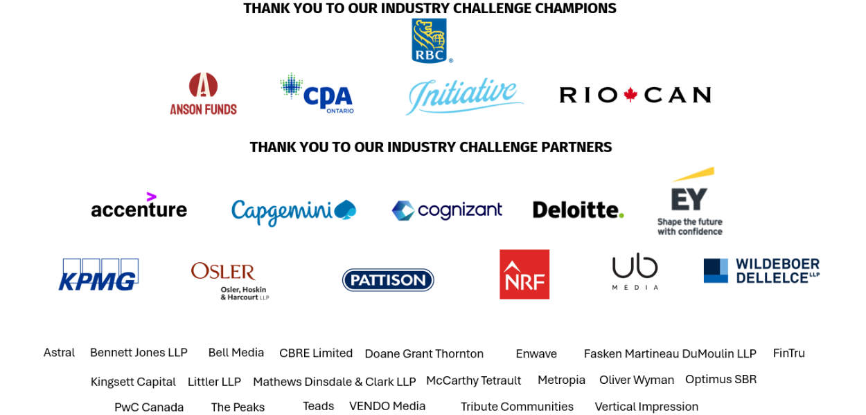 Industry Challenge Participants logos