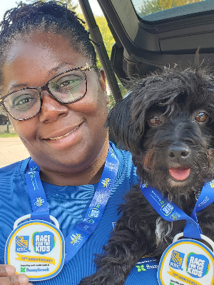 Cheryl & Lexi Post Race