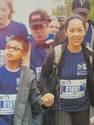 First 5K with my son