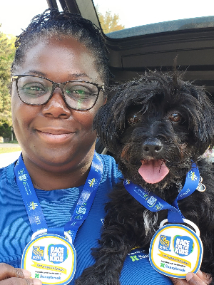 Cheryl & Lexi Post Race