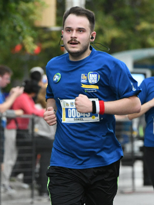 Daniel participating in Race for the Kids 2022
